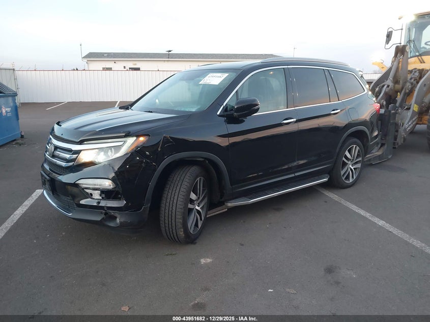 Vin: 5fnyf6h01hb088286, lot: 44447325, honda pilot elite 20172