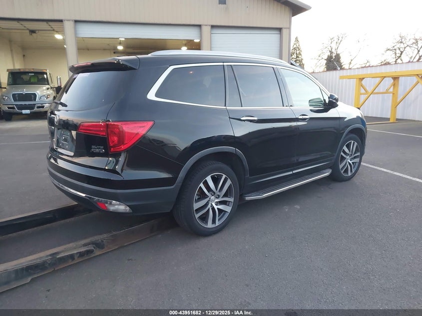 Vin: 5fnyf6h01hb088286, lot: 44447325, honda pilot elite 20174