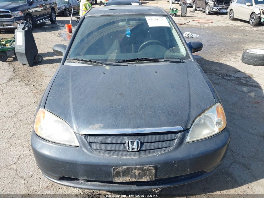 2003 Honda Civic Ex VIN: 2HGES25723H517920 Lot: 43951690