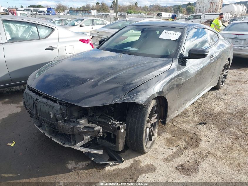 2021 BMW 430I VIN: WBA53AP02MCG59937 Lot: 43951691