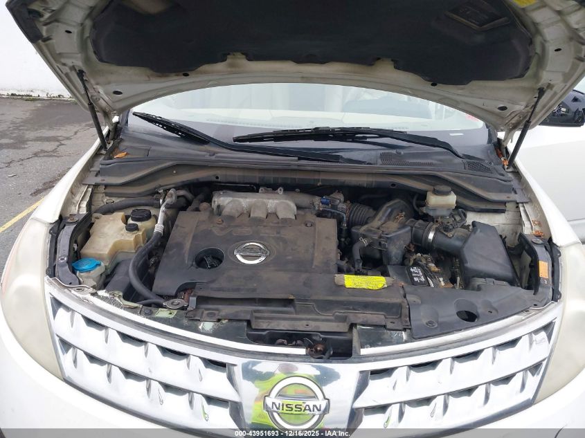 2007 Nissan Murano Sl VIN: JN8AZ08W87W611716 Lot: 43951693