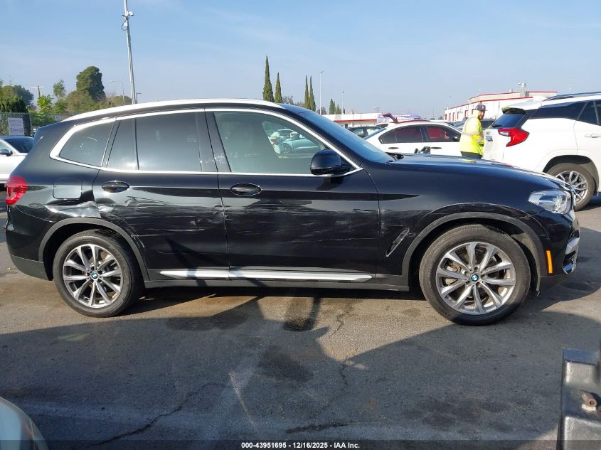 2019 BMW X3 Sdrive30I VIN: 5UXTR7C5XKLR50062 Lot: 43951695