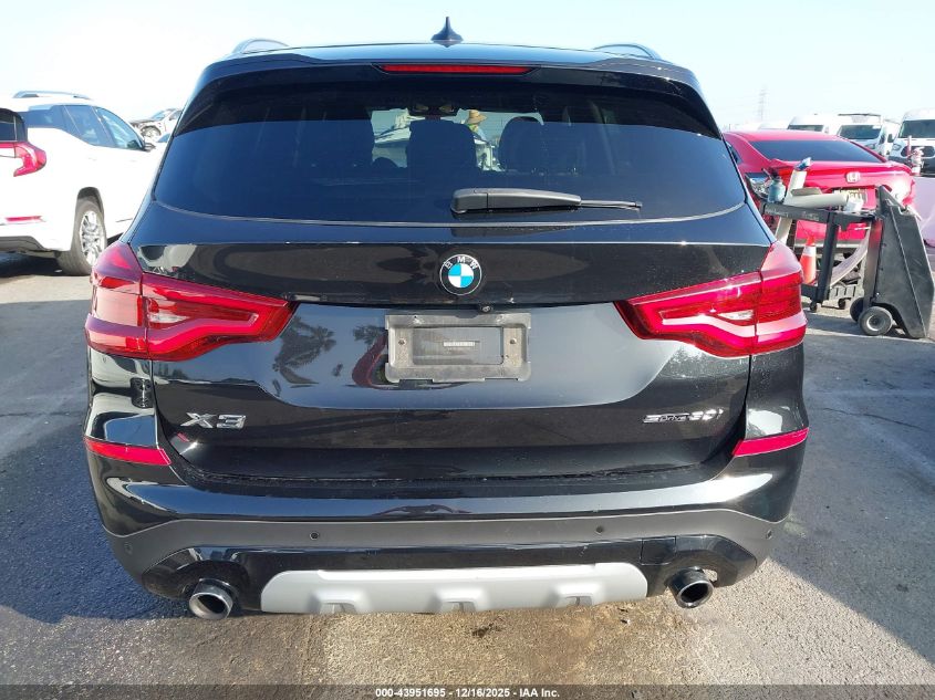 2019 BMW X3 Sdrive30I VIN: 5UXTR7C5XKLR50062 Lot: 43951695
