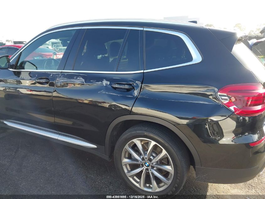 2019 BMW X3 Sdrive30I VIN: 5UXTR7C5XKLR50062 Lot: 43951695