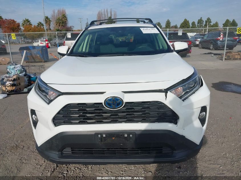 2020 Toyota Rav4 Hybrid Xle VIN: JTMRWRFV5LD066361 Lot: 43951703