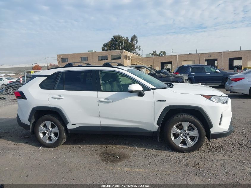 2020 Toyota Rav4 Hybrid Xle VIN: JTMRWRFV5LD066361 Lot: 43951703