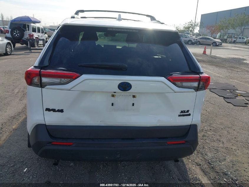 2020 Toyota Rav4 Hybrid Xle VIN: JTMRWRFV5LD066361 Lot: 43951703