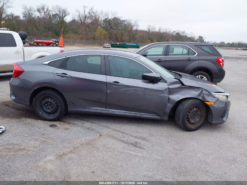 2016 Honda Civic Lx VIN: 19XFC2F58GE049433 Lot: 43951711