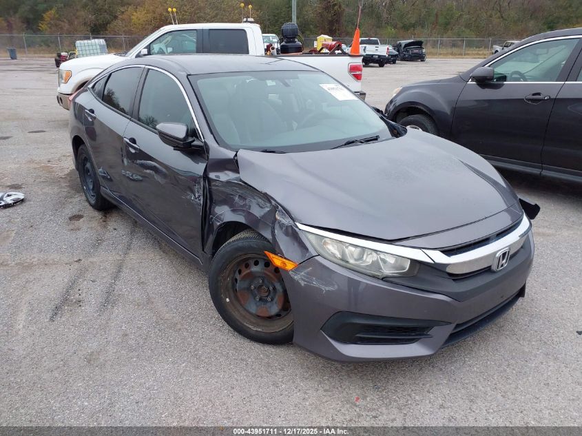 2016 Honda Civic Lx VIN: 19XFC2F58GE049433 Lot: 43951711