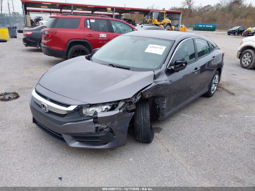 2016 Honda Civic Lx VIN: 19XFC2F58GE049433 Lot: 43951711