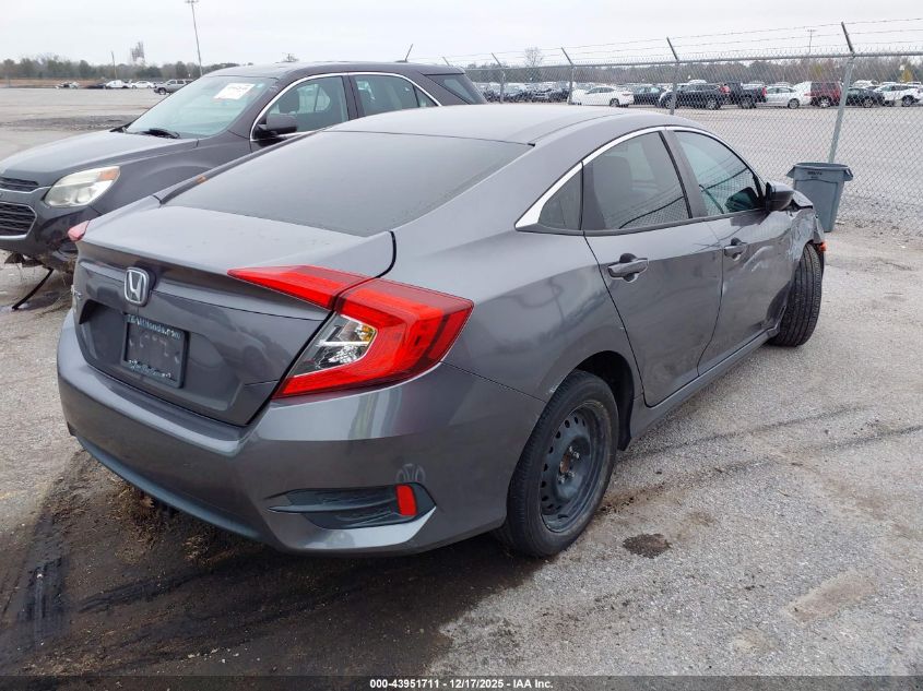 2016 Honda Civic Lx VIN: 19XFC2F58GE049433 Lot: 43951711