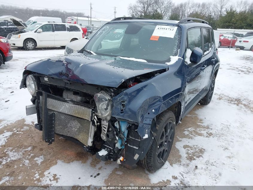 2020 Jeep Renegade Altitude Fwd VIN: ZACNJABB2LPL03624 Lot: 43951712