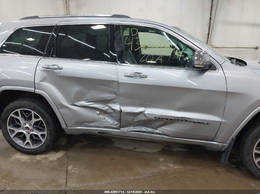 2020 Jeep Grand Cherokee Overland 4X4 VIN: 1C4RJFCG7LC133728 Lot: 43951714