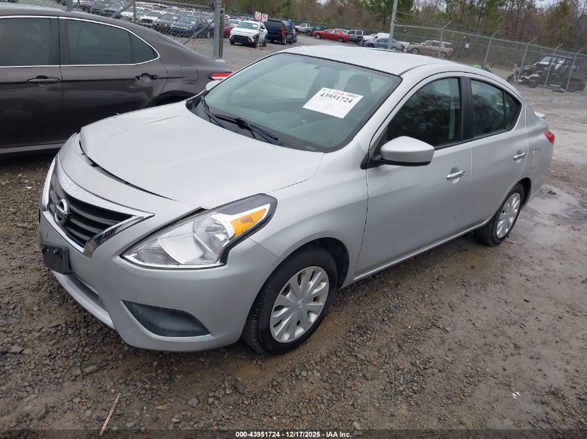 2019 Nissan Versa 1.6 Sv VIN: 3N1CN7AP7KL872199 Lot: 43951724