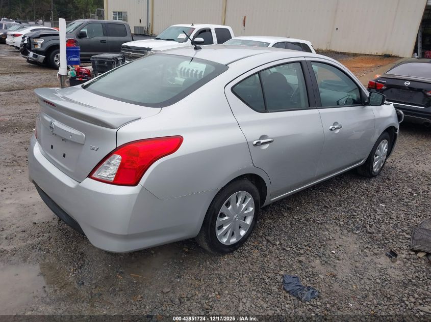 2019 Nissan Versa 1.6 Sv VIN: 3N1CN7AP7KL872199 Lot: 43951724