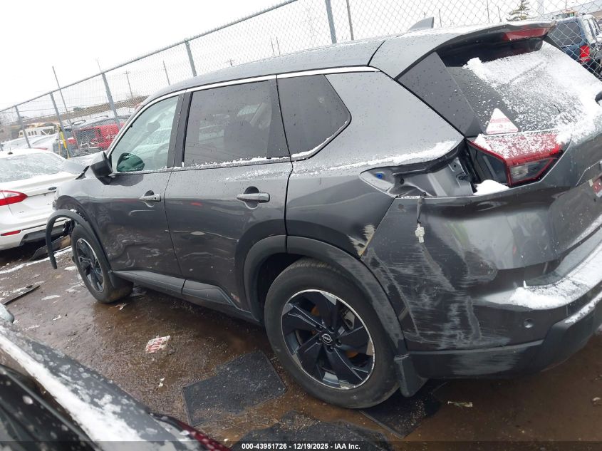 2025 Nissan Rogue Sv Intelligent Awd VIN: 5N1BT3BB5SC676263 Lot: 43951726