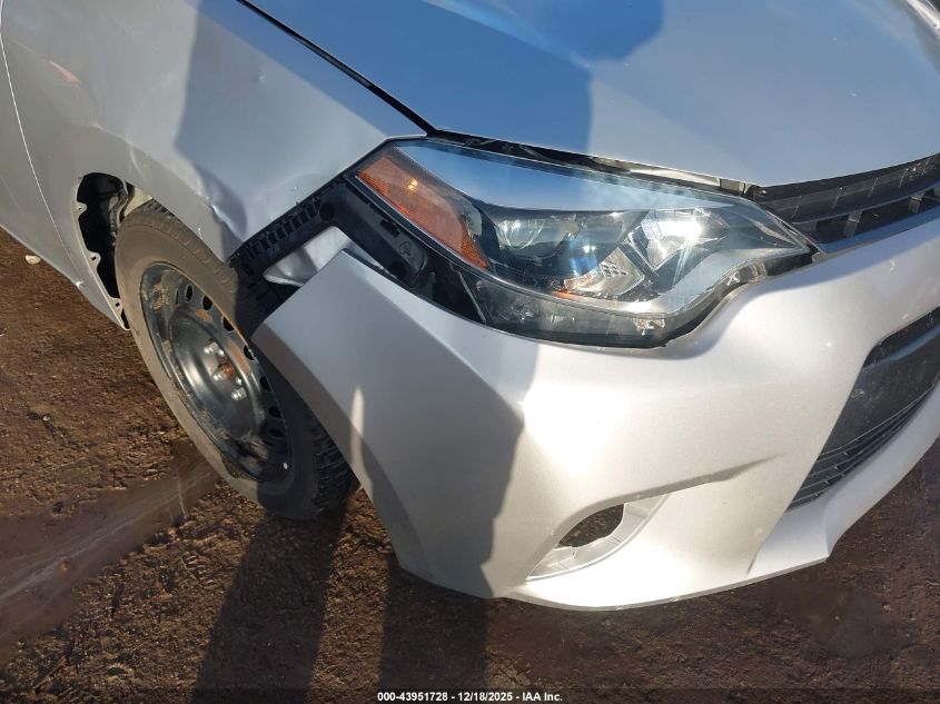 2016 Toyota Corolla Le VIN: 5YFBURHE1GP548574 Lot: 43951728