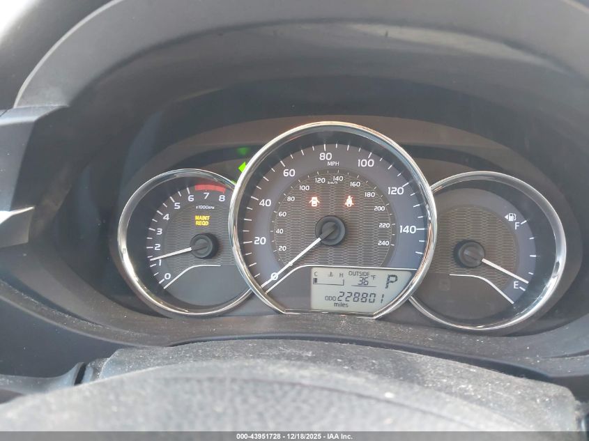 2016 Toyota Corolla Le VIN: 5YFBURHE1GP548574 Lot: 43951728