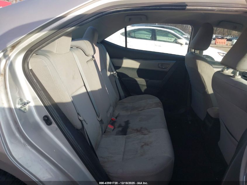 2016 Toyota Corolla Le VIN: 5YFBURHE1GP548574 Lot: 43951728