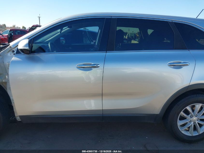 2018 Kia Sorento 2.4L L VIN: 5XYPG4A39JG348580 Lot: 43951730