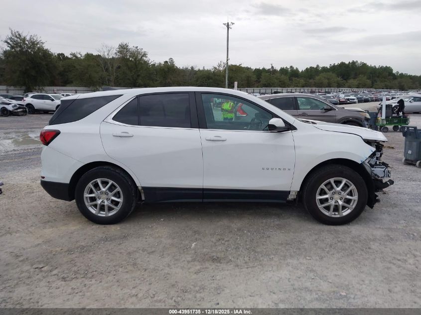 2022 Chevrolet Equinox Fwd Lt VIN: 3GNAXKEV1NL148627 Lot: 43951735