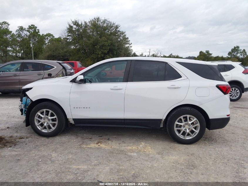 2022 Chevrolet Equinox Fwd Lt VIN: 3GNAXKEV1NL148627 Lot: 43951735
