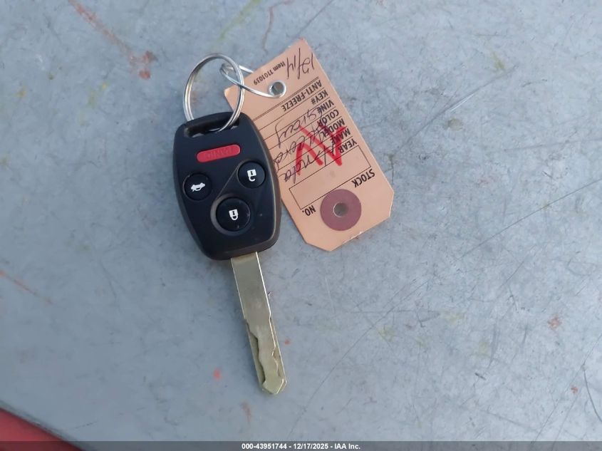 2008 Honda Accord 2.4 Ex-L VIN: 1HGCS12858A024298 Lot: 43951744