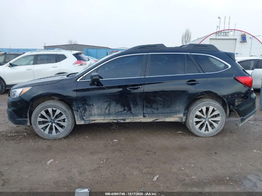 2017 Subaru Outback 2.5I Premium VIN: 4S4BSACC1H3400802 Lot: 43951746