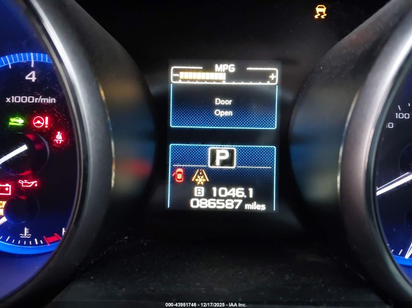 2017 Subaru Outback 2.5I Premium VIN: 4S4BSACC1H3400802 Lot: 43951746