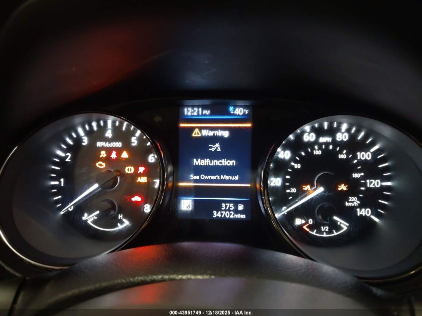 2019 Nissan Rogue Sport Sv VIN: JN1BJ1CR0KW629962 Lot: 43951749