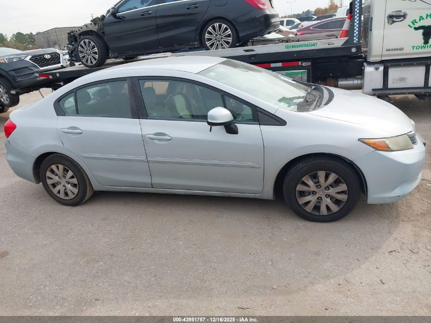 2012 Honda Civic Lx VIN: 2HGFB2F54CH559488 Lot: 43951757