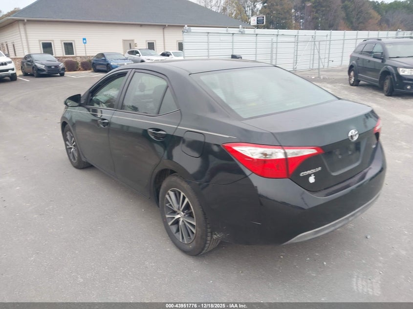 Vin: 2t1burhe4gc593685, lot: 44447419, toyota corolla le plus 20163