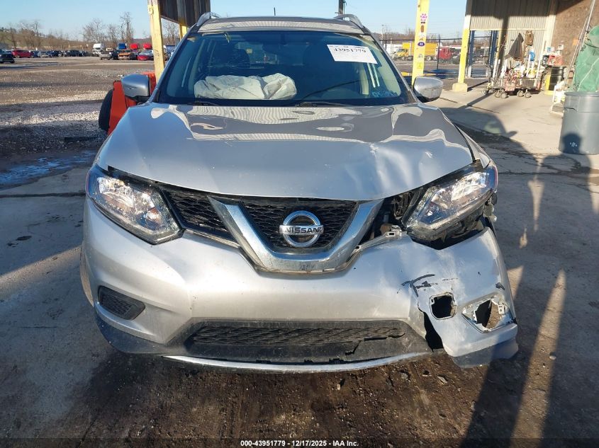 2015 Nissan Rogue Sv VIN: 5N1AT2MV9FC925960 Lot: 43951779