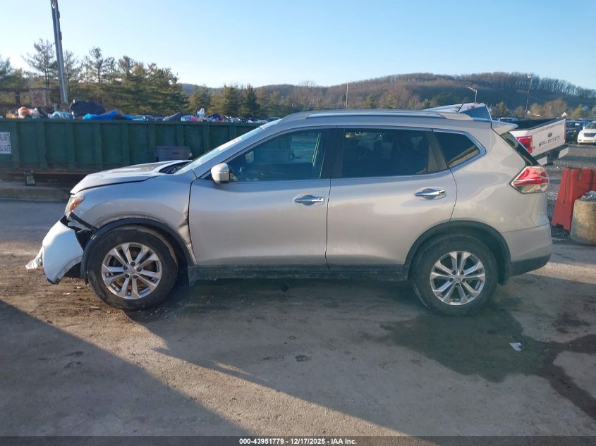 2015 Nissan Rogue Sv VIN: 5N1AT2MV9FC925960 Lot: 43951779