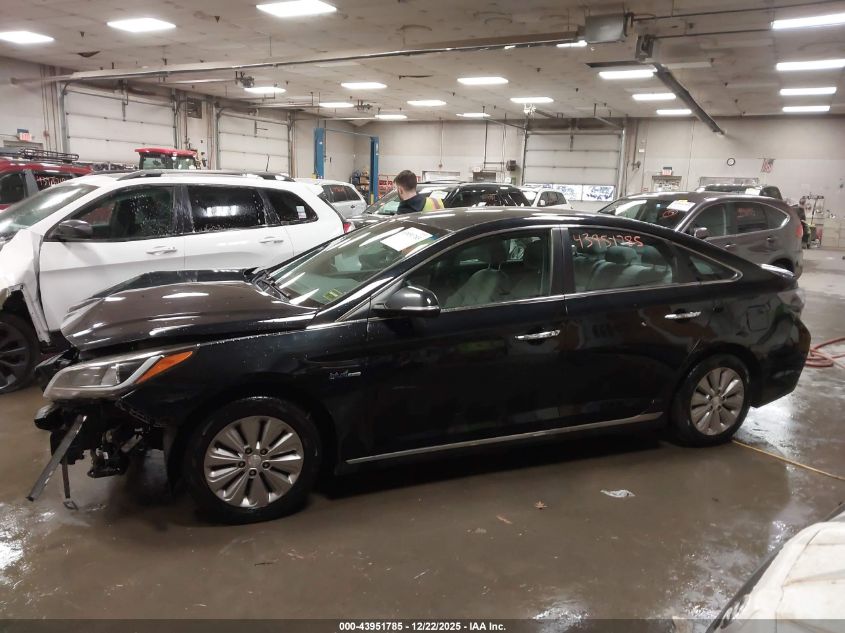 2017 Hyundai Sonata Hybrid Se VIN: KMHE24L16HA059535 Lot: 43951785