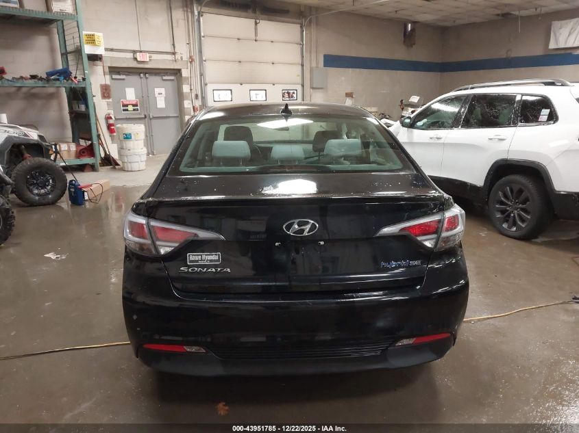 2017 Hyundai Sonata Hybrid Se VIN: KMHE24L16HA059535 Lot: 43951785