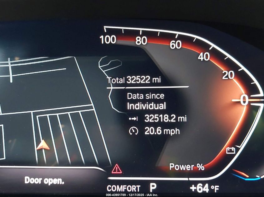 2022 BMW X6 xDrive40I VIN: 5UXCY6C08N9M30719 Lot: 43951789