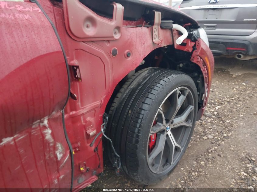 2022 BMW X6 xDrive40I VIN: 5UXCY6C08N9M30719 Lot: 43951789