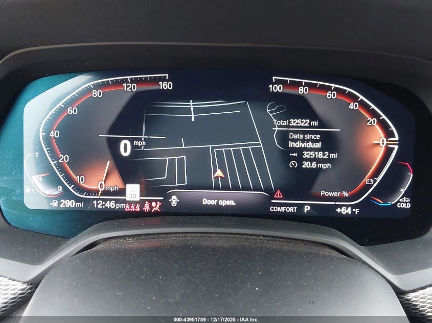 2022 BMW X6 xDrive40I VIN: 5UXCY6C08N9M30719 Lot: 43951789