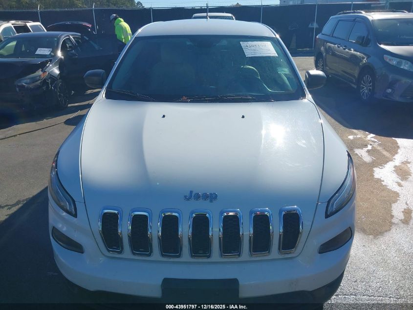 2017 Jeep Cherokee Sport Fwd VIN: 1C4PJLAB8HW609942 Lot: 43951797