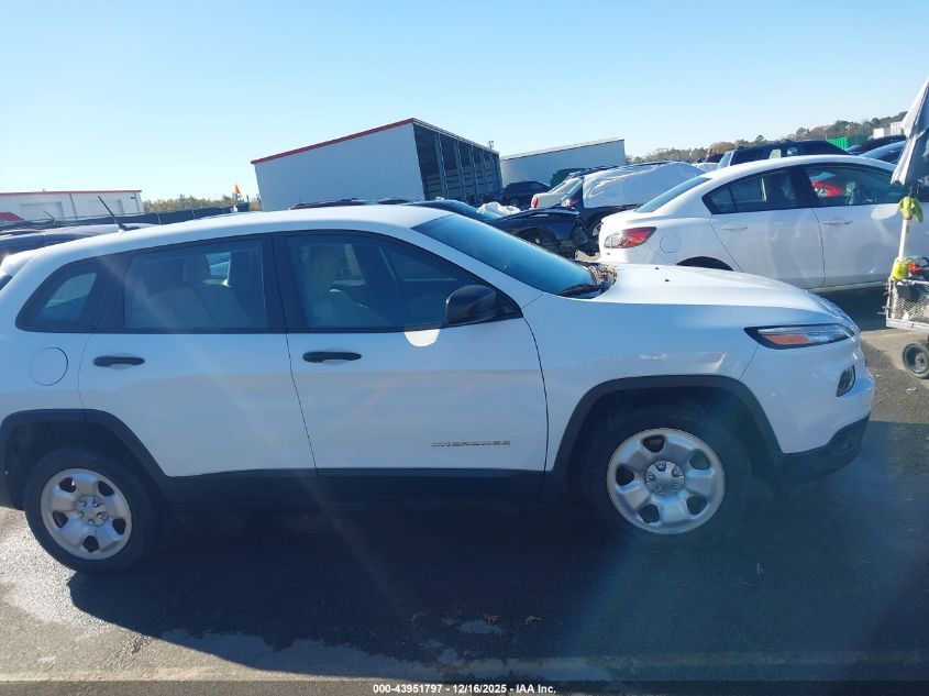 2017 Jeep Cherokee Sport Fwd VIN: 1C4PJLAB8HW609942 Lot: 43951797