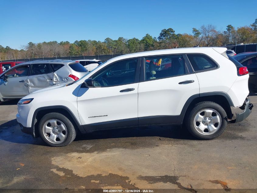 2017 Jeep Cherokee Sport Fwd VIN: 1C4PJLAB8HW609942 Lot: 43951797