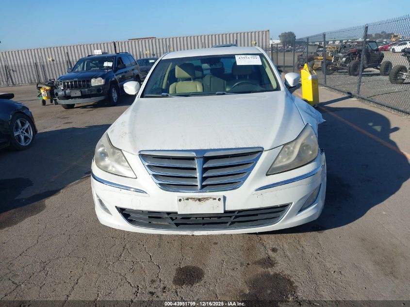 2012 Hyundai Genesis 3.8 VIN: KMHGC4DD5CU185391 Lot: 43951799