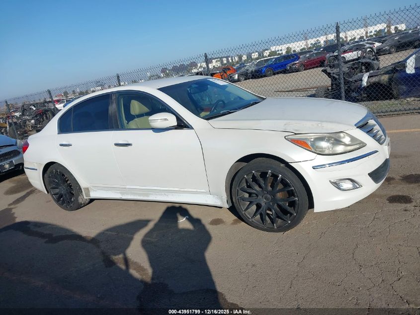 2012 Hyundai Genesis 3.8 VIN: KMHGC4DD5CU185391 Lot: 43951799