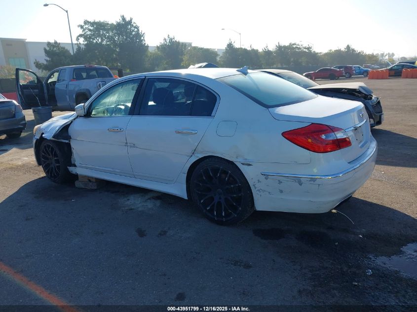 2012 Hyundai Genesis 3.8 VIN: KMHGC4DD5CU185391 Lot: 43951799