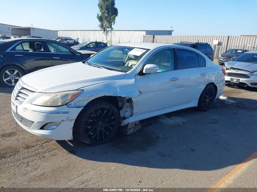 2012 Hyundai Genesis 3.8 VIN: KMHGC4DD5CU185391 Lot: 43951799