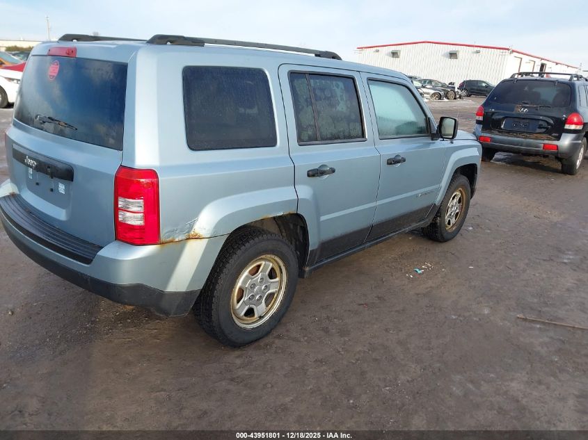 2014 Jeep Patriot VIN: 1C4NJPBZ9ED541316 Lot: 43951801