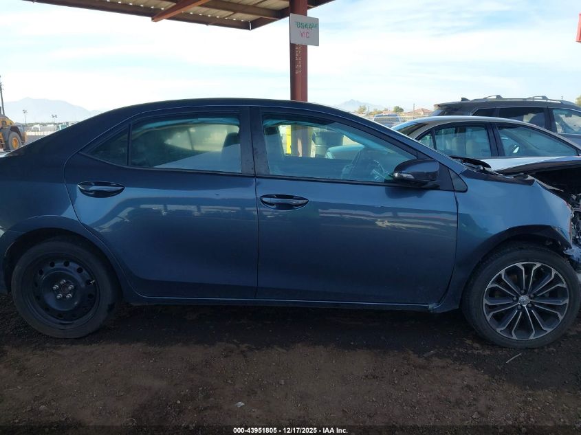 2015 Toyota Corolla S Plus VIN: 2T1BURHE1FC359177 Lot: 43951805