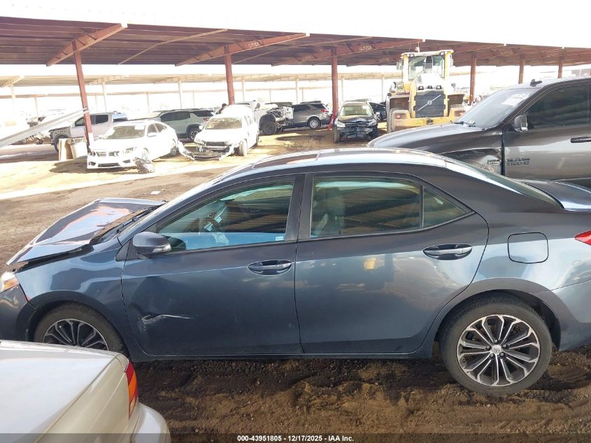 2015 Toyota Corolla S Plus VIN: 2T1BURHE1FC359177 Lot: 43951805