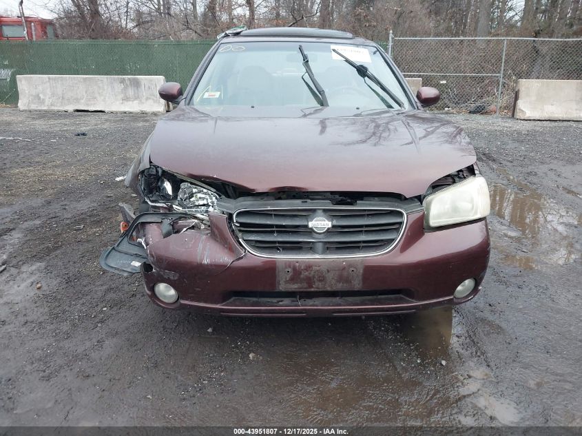 2000 Nissan Maxima Gle/Gxe/Se VIN: JN1CA31A9YT214565 Lot: 43951807
